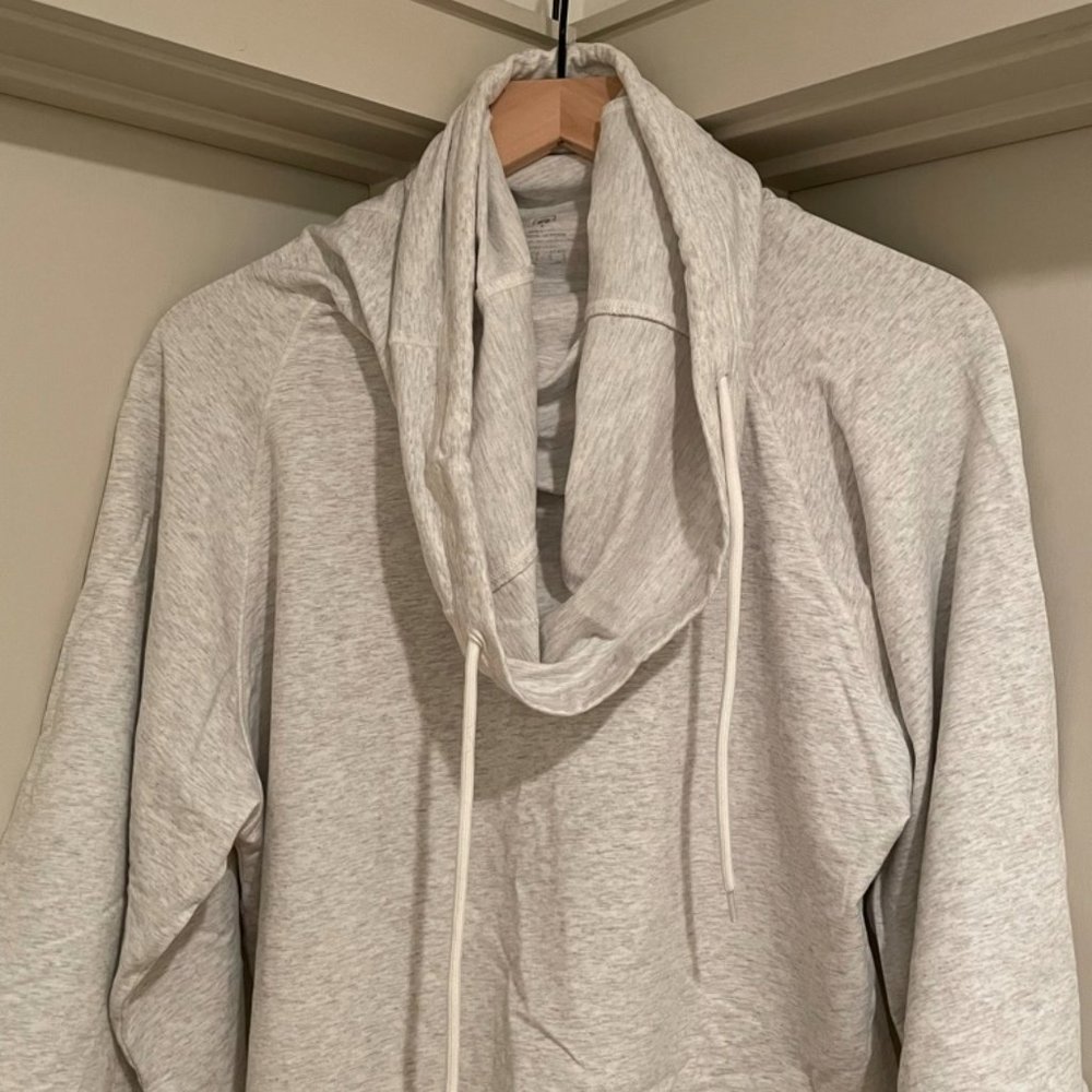 NAMASTETICS Womens Cropped Cowl Neck ‘Stadium Sweater’ Size S